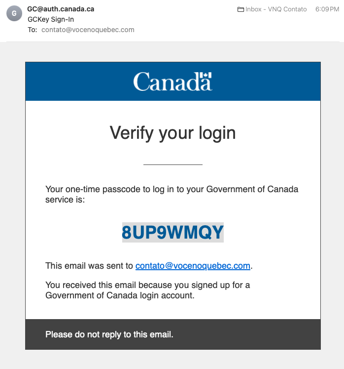 Tela 21 | Guia Passo a Passo: Criar Conta no Site de Imigração do Canadá
